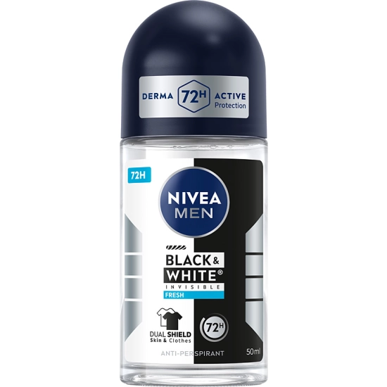 Nivea Men Black & White Invisible Fresh – antyperspirant w kulce 50 ml