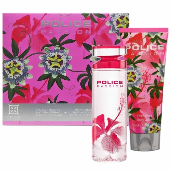 Police Passion – zestaw: woda toaletowa EDT 100 ml + balsam do ciała 125 ml dla kobiet