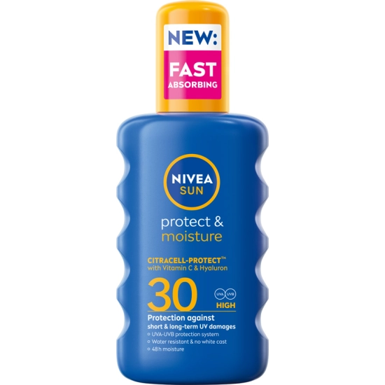 Nivea SUN Protect & Moisture Balsam nawilżający do opalania w sprayu SPF30 200 ml