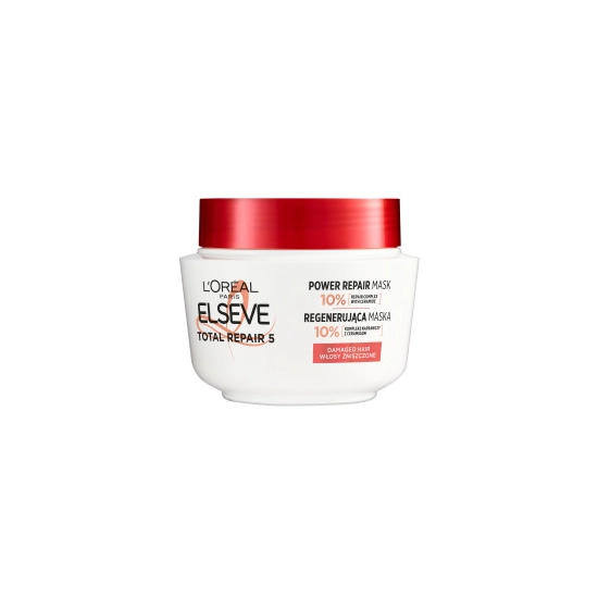 L’Oréal Paris Elseve Total Repair 5 Maska z serum wypełniającym do włosów zniszczonych 300 ml