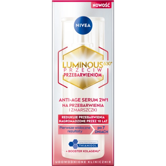 Nivea Luminous Serum 2w1 na przebarwienia i zmarszczki 30 ml
