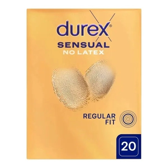 Durex Sensual No Latex – prezerwatywy nielateksowe 20 szt.