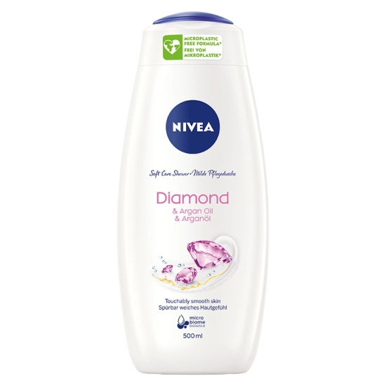 Nivea Care Shower Pielęgnujący żel pod prysznic Diamond & Argan Oil 500 ml