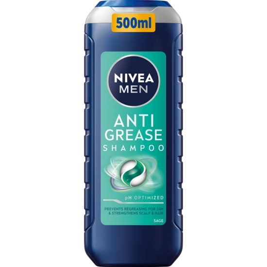 Nivea Men Anti-Grease – szampon do włosów przetłuszczających się 500 ml