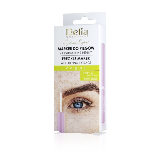 Delia Eyebrow Expert – marker do piegów z ekstraktem z henny 4 ml