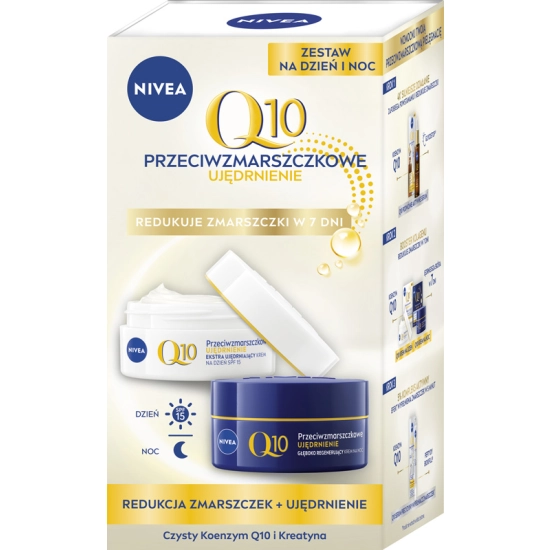 Nivea Q10 – zestaw: krem na dzień 50 ml + krem na noc 50 ml