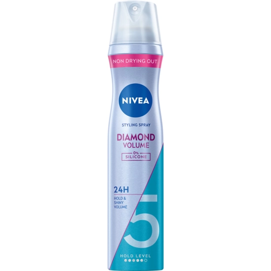 Nivea Styling Diamond Volume 5 – lakier do włosów matowych 250 ml