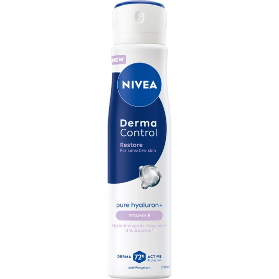 Nivea Derma Control Restore Damski antyperspirant 72h w sprayu 250 ml