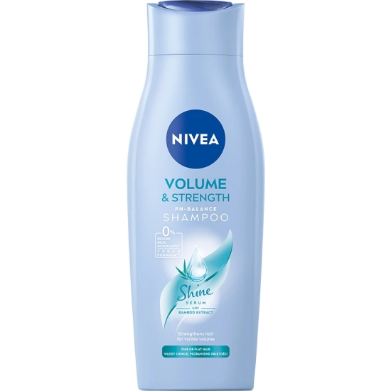 Nivea Szampon do włosów cienkich i bez objętości Volume & Strenght, 400 ml