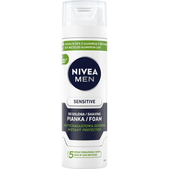 NIVEA MEN Łagodząca pianka do golenia Sensitive 200 ml