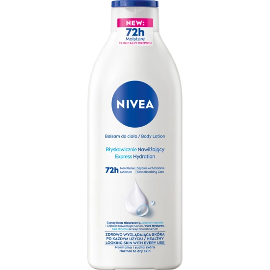 Nivea Body Balsam do ciała błyskawicznie nawilżający, 400 ml