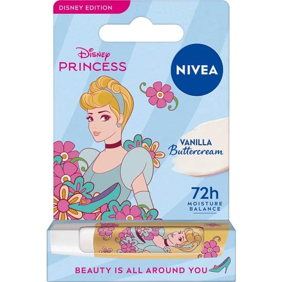 Nivea Pielęgnująca pomadka do ust Buttercream Vanilla Disney Edition 4, 8 g