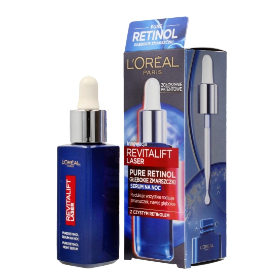 L’Oréal Paris Revitalift Laser Pure Retinol Serum na noc na głębokie zmarszczki 30 ml