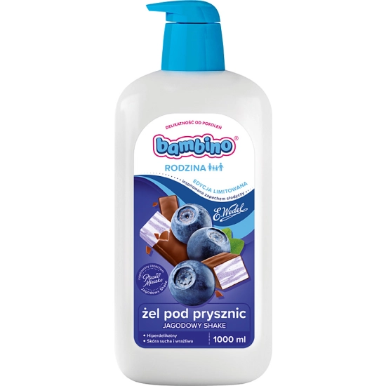 Bambino Rodzina Jagodowy Shake – żel pod prysznic 1000 ml