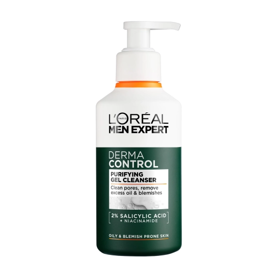 L’Oréal Paris Men Expert Derma Control Oczyszczający żel do mycia twarzy 260 ml