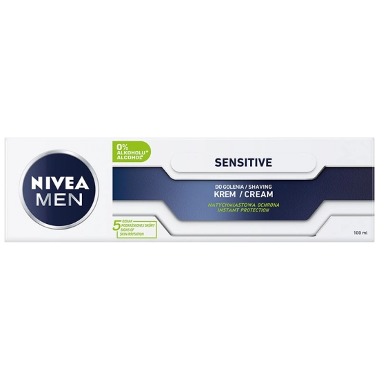 Nivea Men Sensitive – łagodzący krem do golenia 100 ml