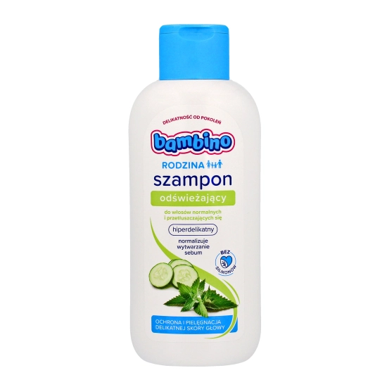 Bambino Rodzina – szampon odświeżający do włosów normalnych i przetłuszczających się 400 ml