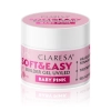 CLARESA Żel budujący do paznokci Soft&Easy Builder - Baby Pink 90g
