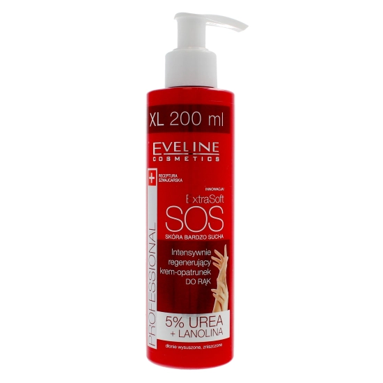Eveline Extra Soft SOS Intensywnie regenerujący Krem-opatrunek do rąk  200ml
