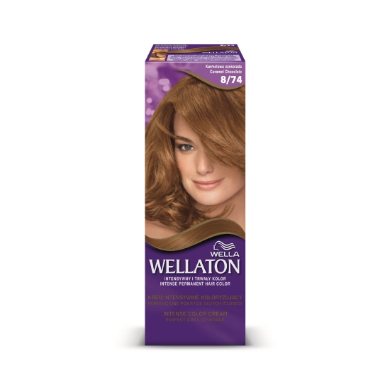 Wella Wellaton Krem intensywnie koloryzujący nr 8/74 Karmelowa Czekolada  1op.