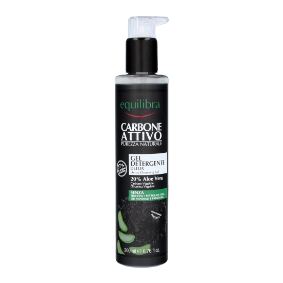 Equilibra Carbone Attivo Żel do mycia twarzy oczyszczający z aktywnym węglem  200ml