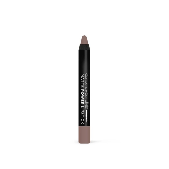 Constance Carroll Matte Power Lipstick Pomadka matowa w kredce nr 09 Brown Nude  1szt