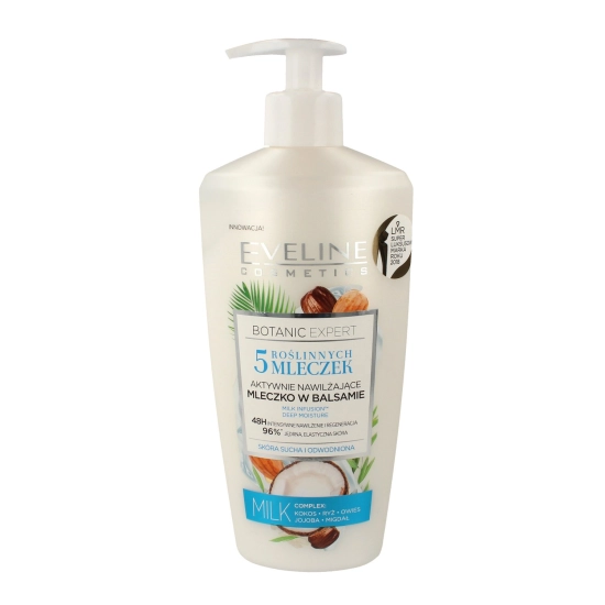 Eveline Botanic Expert Mleczko do ciała w balsamie aktywnie nawilżające 350ml