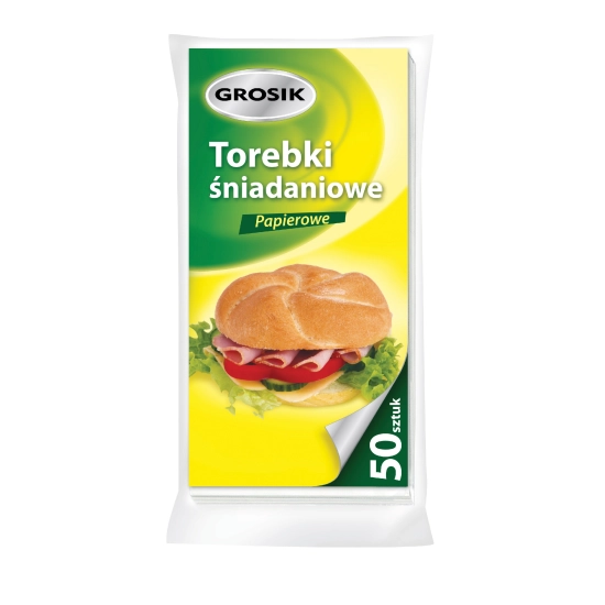 Sarantis Jan Niezbędny Grosik Torebki śniadaniowe papierowe  1op.-50szt