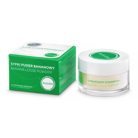 ECOCERA Puder sypki bananowy - cera sucha i wrażliwa  8g