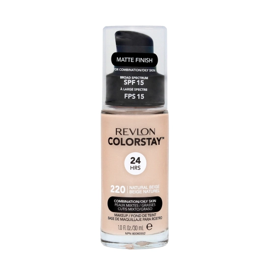 REVLON PODKŁAD COLORSTAY cera tłusta/mieszana 220 POMPKA