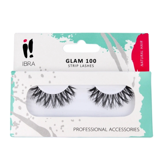 IBRA Rzęsy na pasku Glam 100  1 para