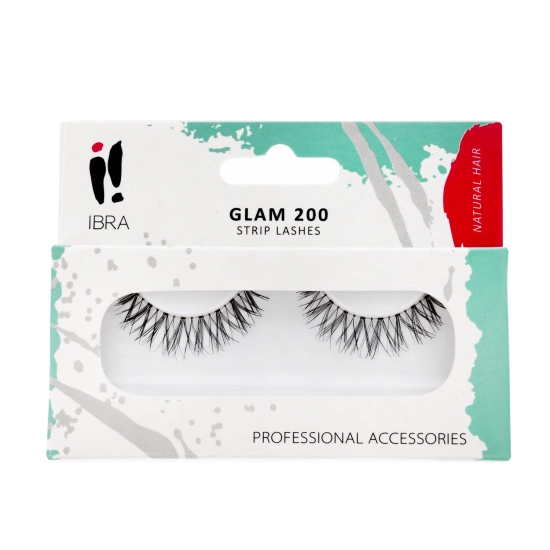 IBRA Rzęsy na pasku Glam 200  1 para