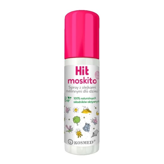 Kosmed Hit Kids Spray odstraszający na komary,kleszcze i meszki dla dzieci 100ml