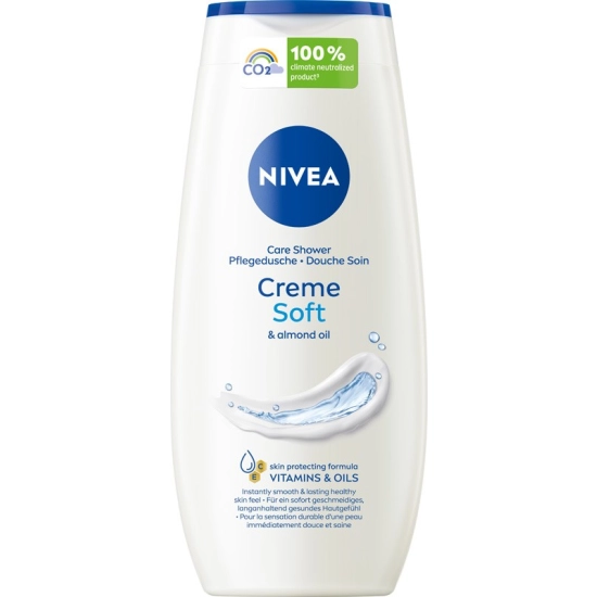 Nivea Cream Shower Kremowy żel pod prysznic z olejkiem migdałowym Creme Soft  250ml