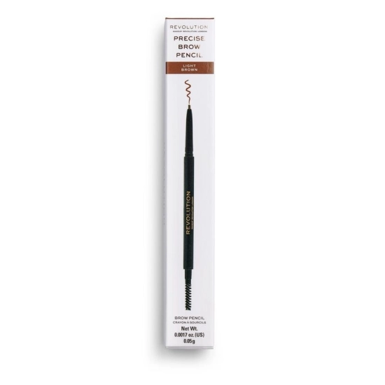 Makeup Revolution Precise Brow Pencil Dwustronna kredka do brwi Light Brown  1szt
