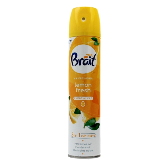 Brait Air Care 3in1 Odświeżacz powietrza klasyczny Lemon Fresh  300ml