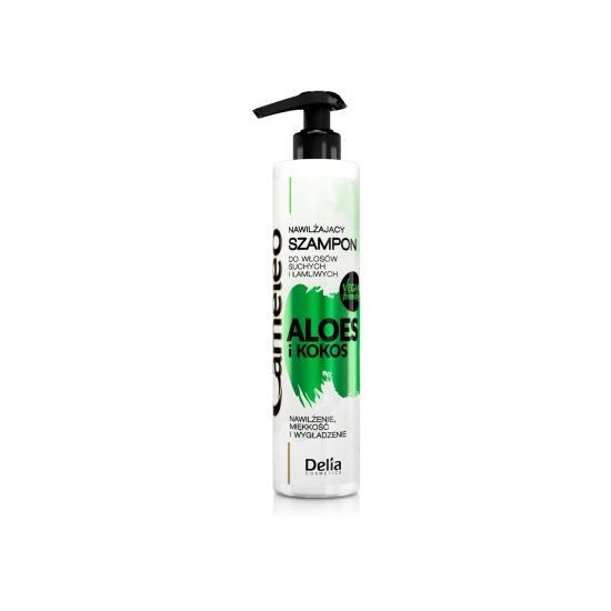 Delia Cosmetics Cameleo Aloes i Kokos Szampon nawilżający do włosów 250ml