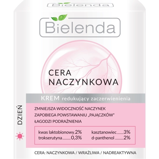 Bielenda Cera Naczynkowa Krem redukujący zaczerwienienia na dzień  50ml