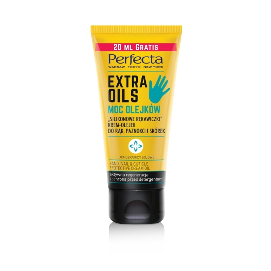 Perfecta Extra Oils Krem-Olejek do rąk "Silikonowe Rękawiczki" 80ml tubka