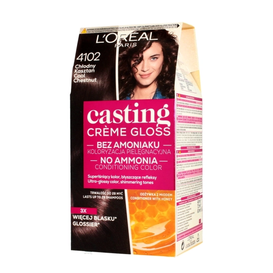 Casting Creme Gloss Krem koloryzujący nr 4102 Chłodny Kasztan  1op.