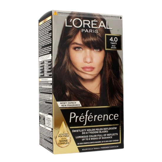 Loreal Preference Farba do włosów 4.0 Tahiti - brąz  1op.