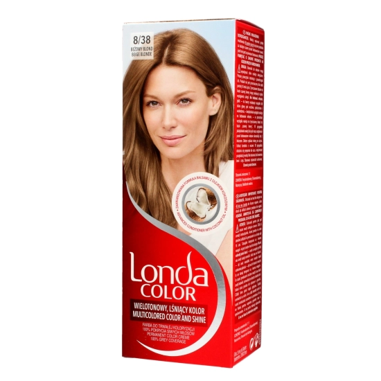Londacolor Cream Farba do włosów nr 8/38 beżowy blond  1op.