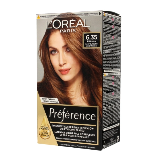 Loreal Farba Recital Preference A3 6.35 Havane Jasny Bursztyn