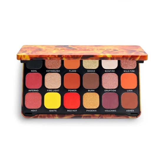 Makeup Revolution Paleta cieni do powiek Forever Flawless Fire 1szt