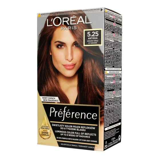 Loreal Farba Preference nr 5.25  Antigua Mroźny Brąz 1op.