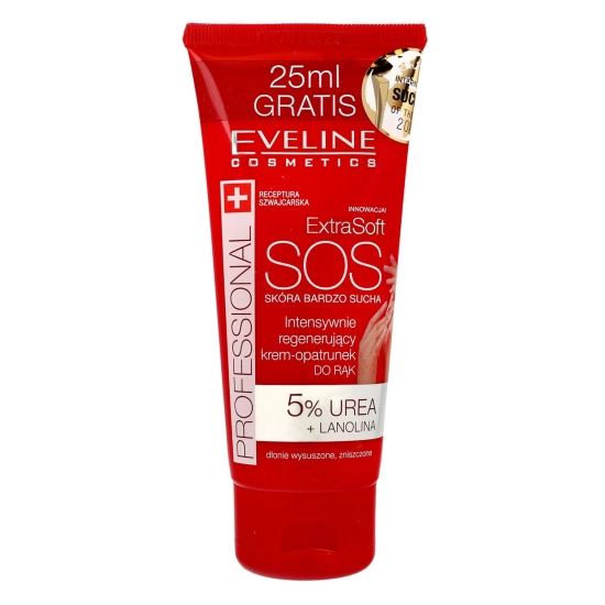 Eveline Extra Soft SOS Intensywnie regenerujący Krem-opatrunek do rąk  100ml