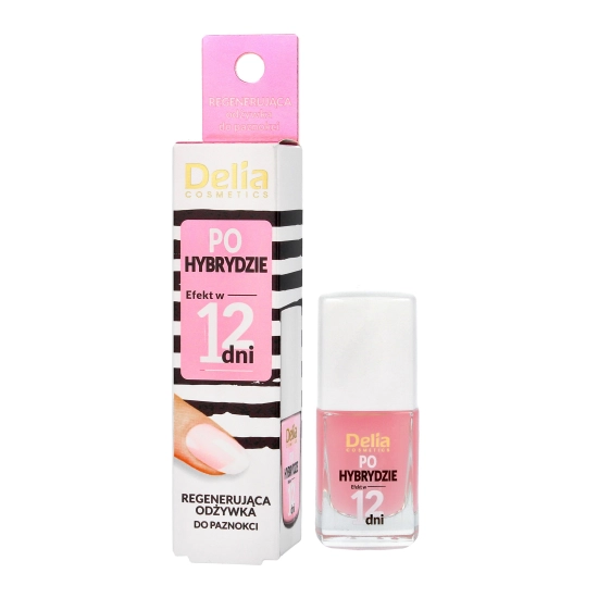 Delia Cosmetics Efekt w 12 dni Odżywka do paznokci Po Hybrydzie-regenerująca 11ml
