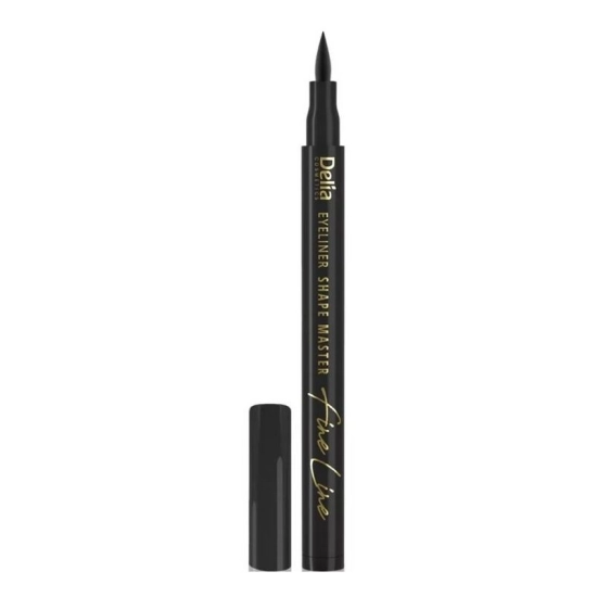 Delia Cosmetics Shape Master Eyeliner w pisaku Fine Line - Black 1szt