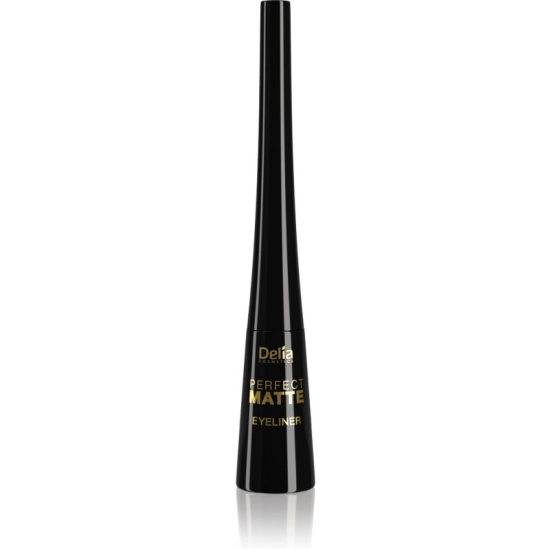 Delia Cosmetics Shape Master Eyeliner matowy w płynie Perfect Matte - Brown 4ml