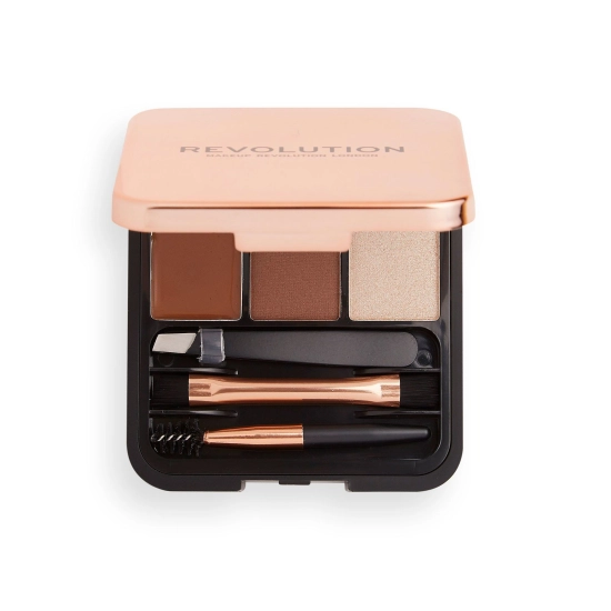 REVOLUTION Zestaw d/brwi Brow Sculpt Kit Medium